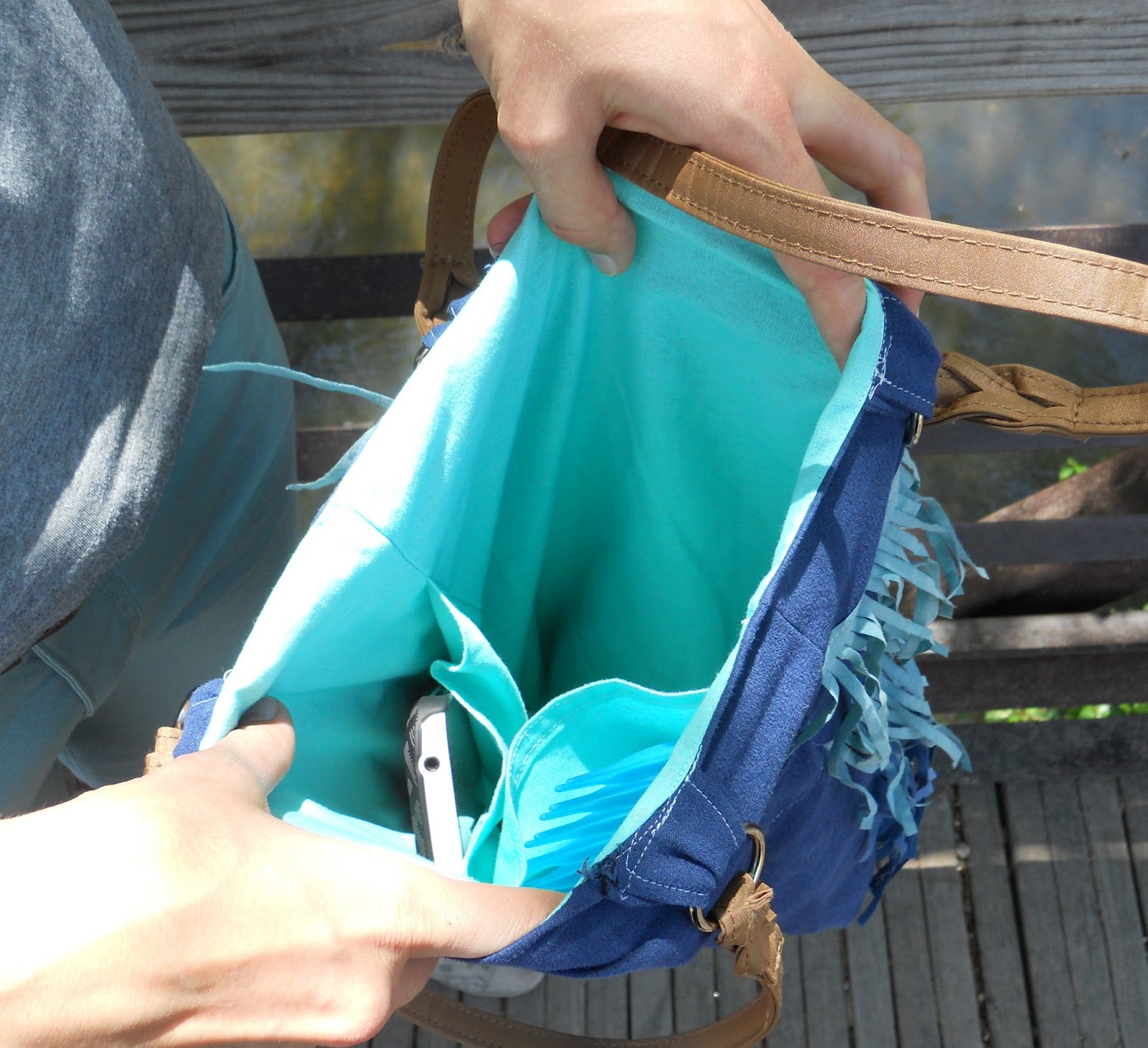 Corner Window Crafts Anthropologie Inspired Fringe Bag