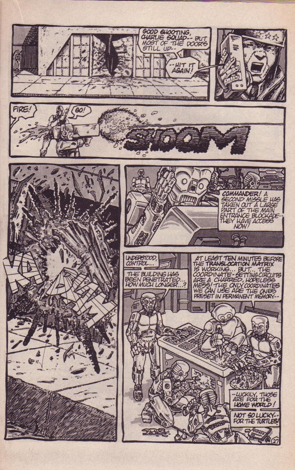 Read online Teenage Mutant Ninja Turtles (1984) comic -  Issue #7 - 29