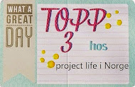 Topp 3 hos Project life Norge!