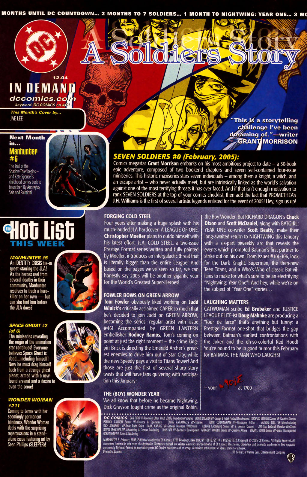 Read online Manhunter (2004) comic -  Issue #5 - 25