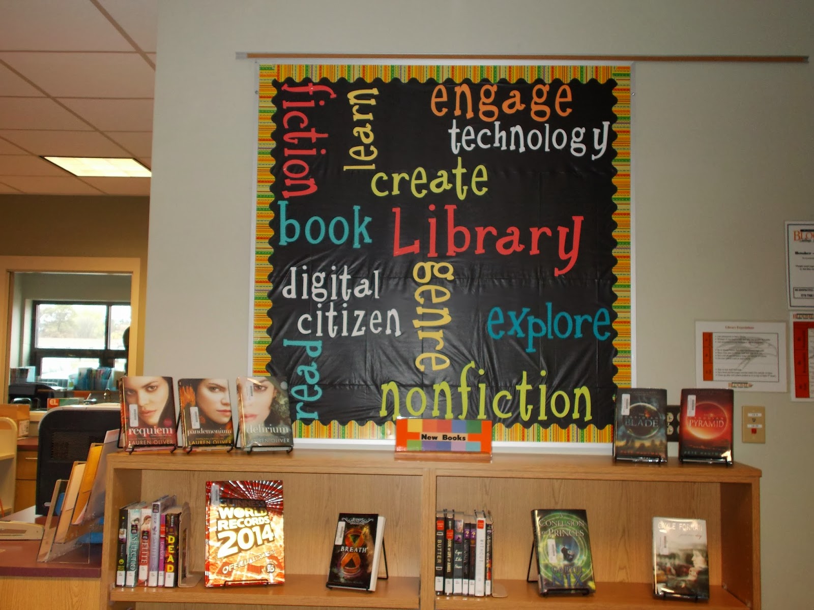 Teacher Librarian Help Desk Wonderful Bulletin Board