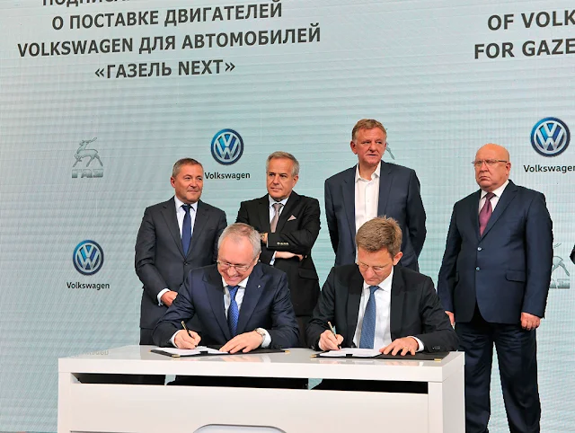 B&E | Volkswagen supplies Russian GAZ Group with engines from Salzgitter