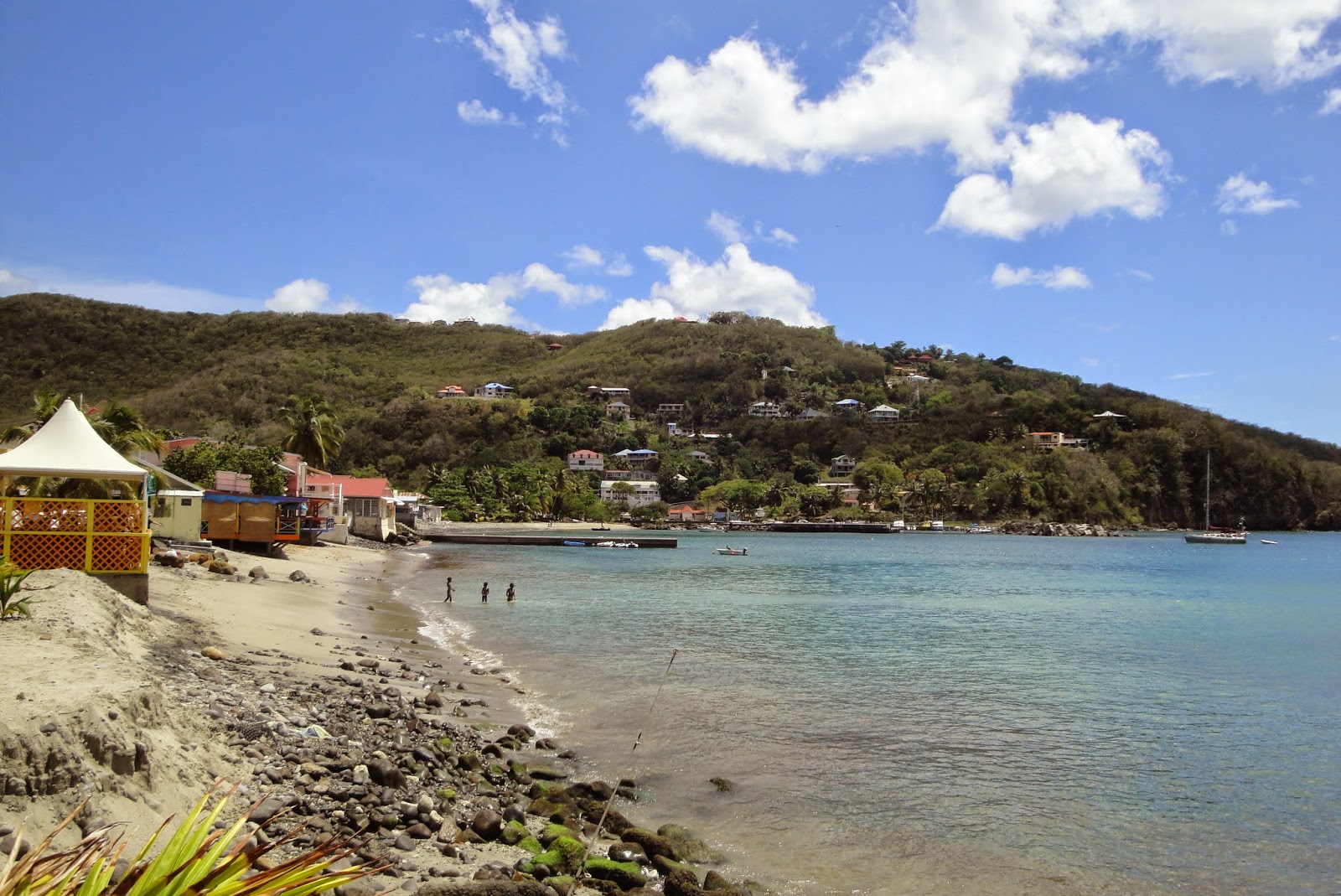 SaintFrançois en Guadeloupe, les pieds dans l'eau. Les visites