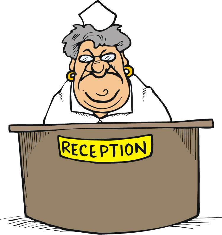 funny receptionist clipart - photo #3