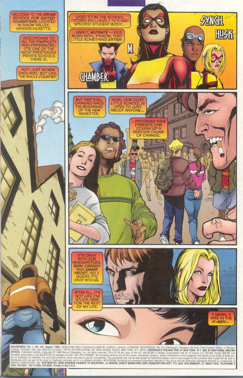 Read online Wolverine (1988) comic -  Issue #141 - 2