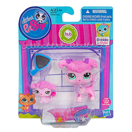 Littlest Pet Shop Mommy and Baby Poodle (#3600) Pet