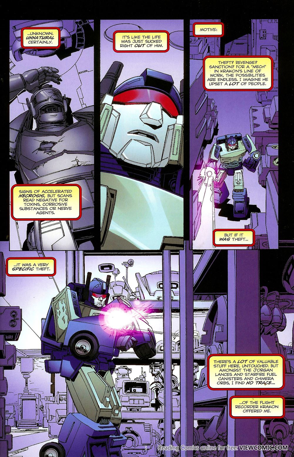 Transformers Spotlight Nightbeat (2006) Read All Comics Online