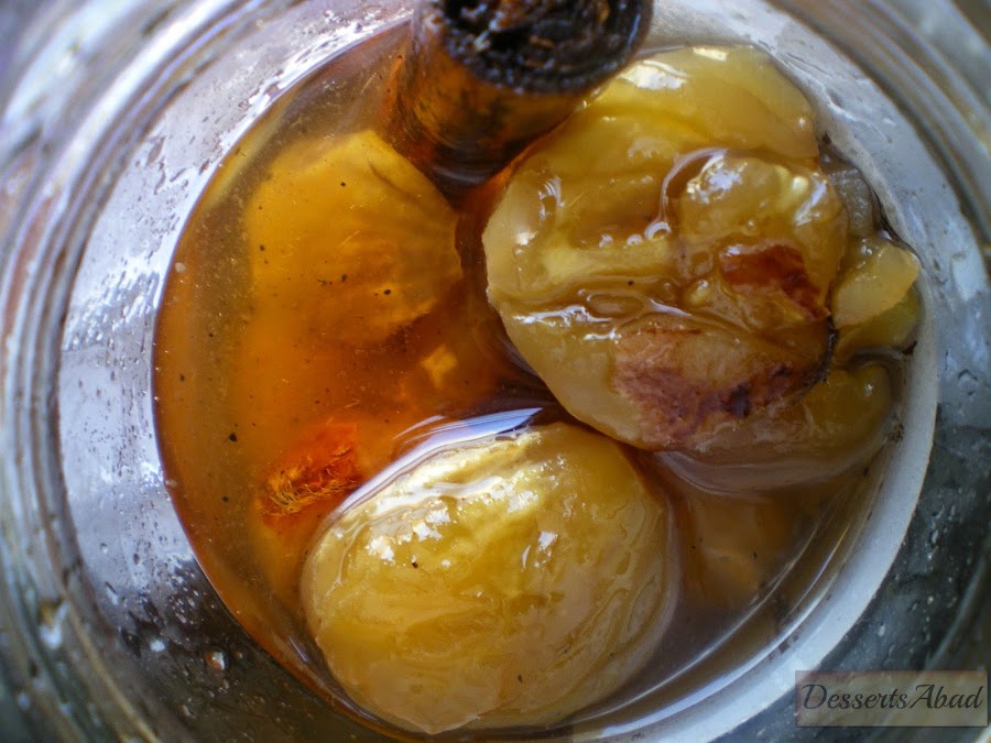 Castañas confitadas en tarro