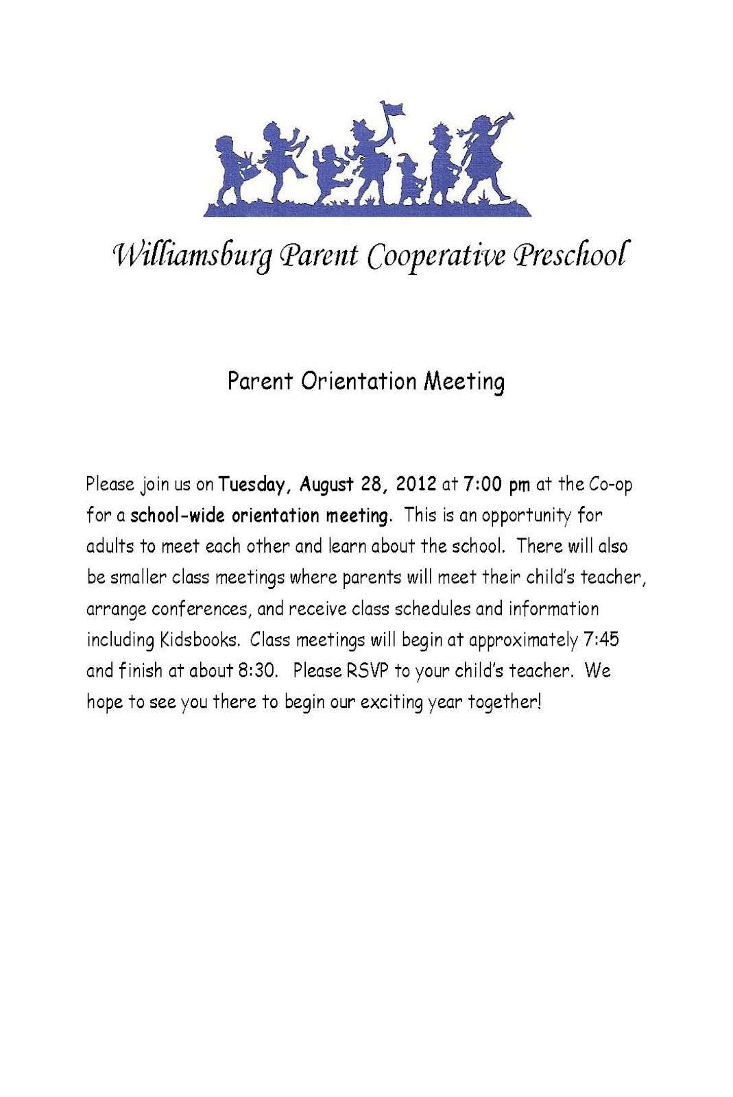 Upcoming Events Parent Orientation Meeting August 28 2012 upcoming-events-parent-orientation-meeting-august-28-2012