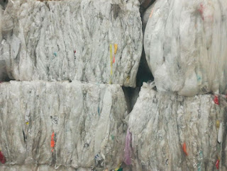 LDPE Films in bales. From Supermarket collection.