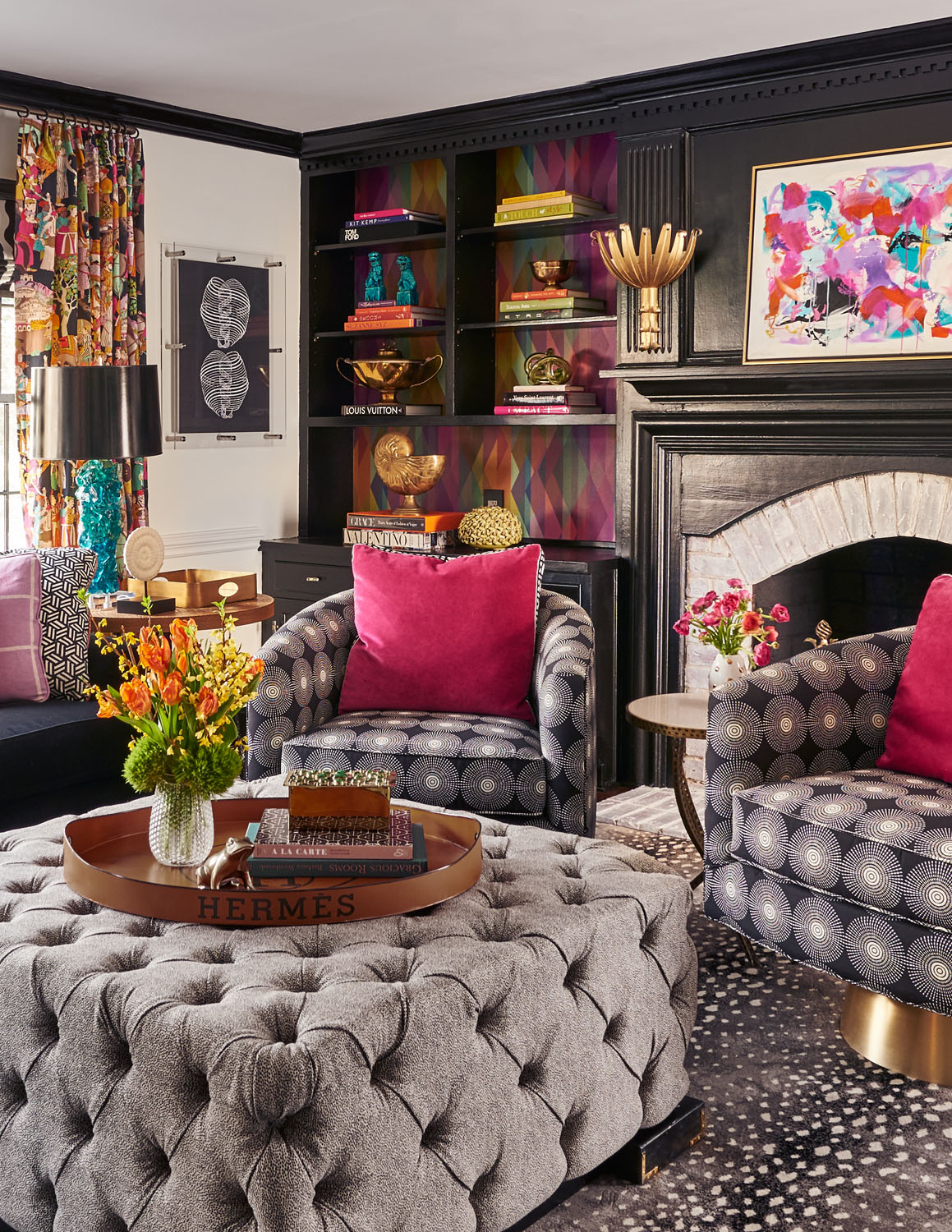 Louis Vuitton rug home decor - living room 2