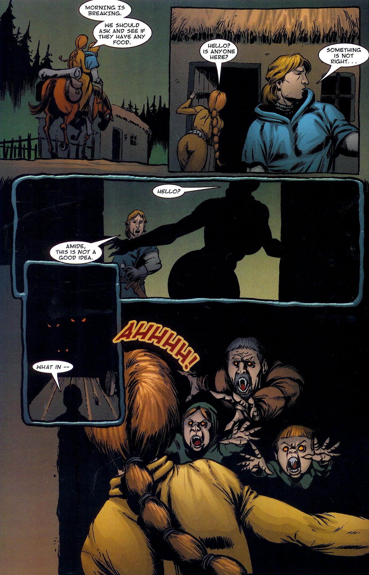 Read online Dracula vs King Arthur comic -  Issue #3 - 14