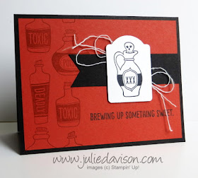 Stampin' Up! Sweet Haunting Halloween card #halloween #stampinup www.juliedavison.com