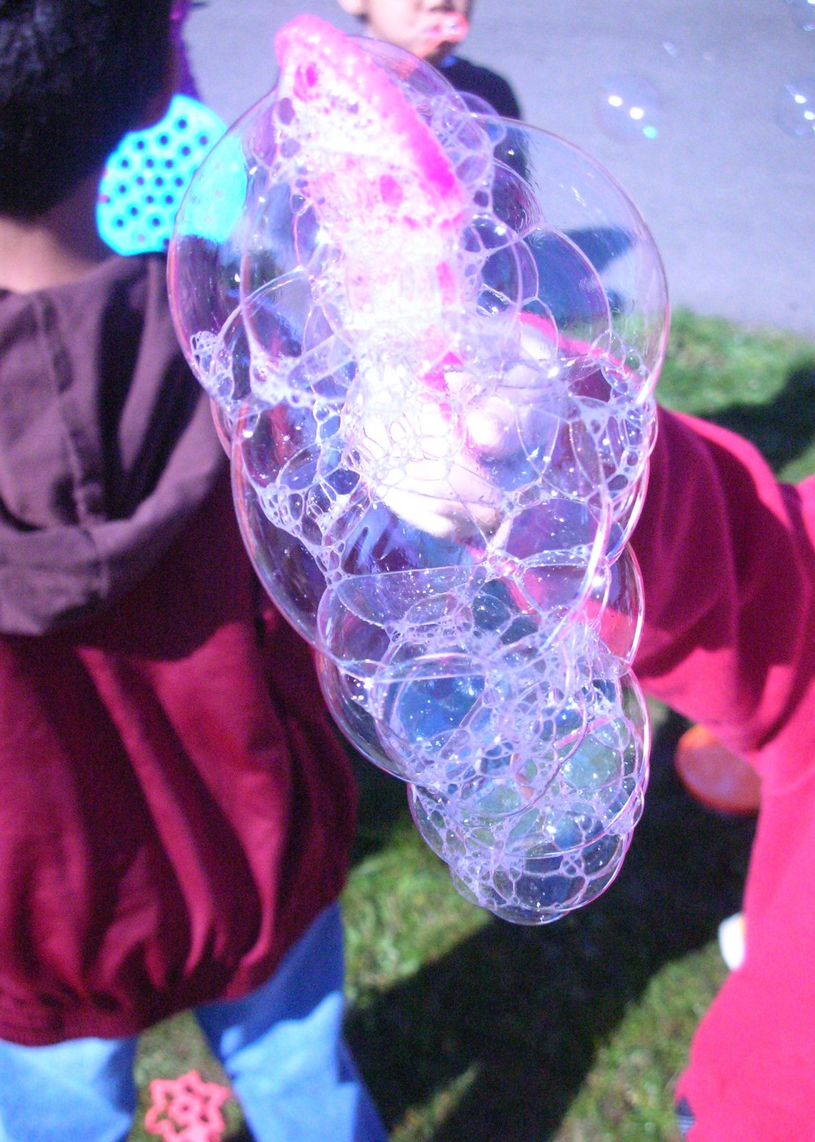 Kindergarten Kids Pop! Blowing Bubbles in Kindergarten