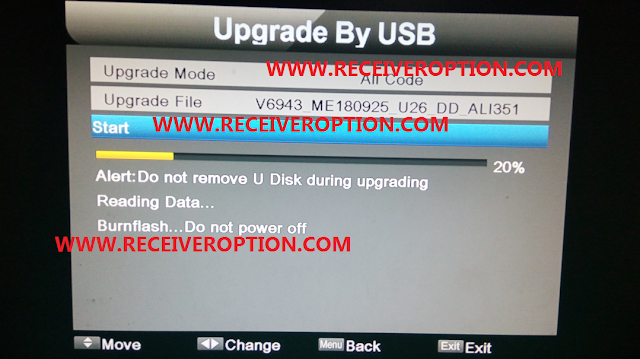 ALI3510C HW102.02.013 POWERVU KEY SOFTWARE NEW UPDATE BY USB