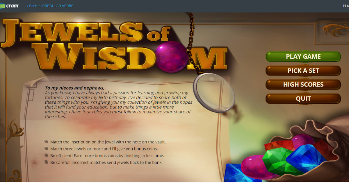 Mehmet Gedik Secondary School English Lesson For 5e 6e Irregular Verbs Cram Game