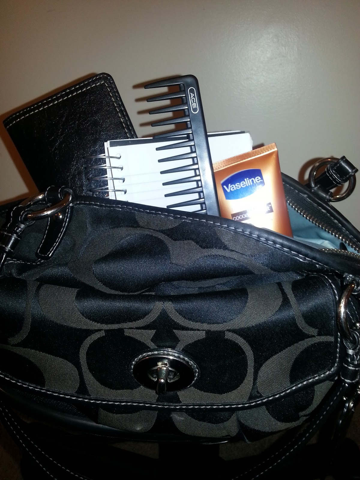 Mom on a Mission What do the contents of a woman’s purse say about her?