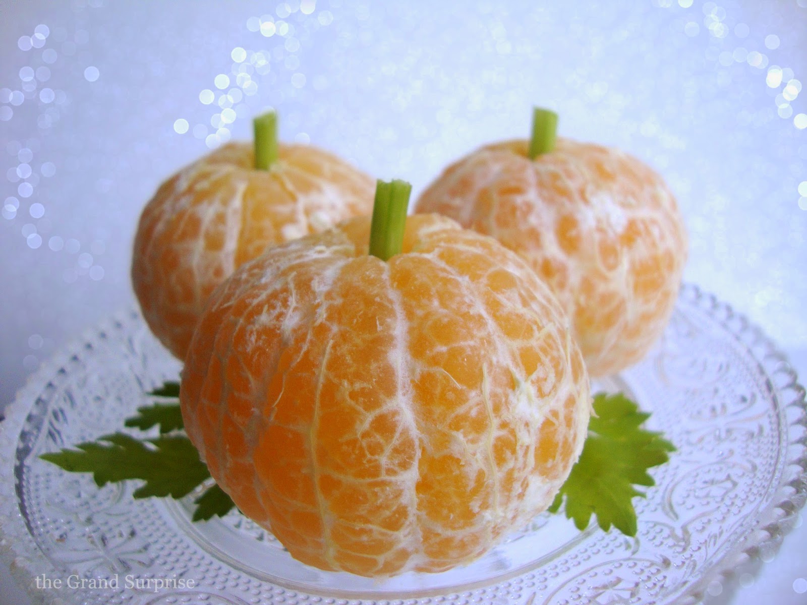 the Grand Surprise! clementine Pumpkins little CUTIES!