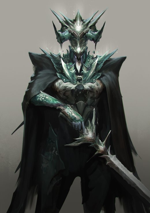 Cavaleiros e guerreiros medievais e futuristas nas ilustrações de Jeff Chen Jeff Chen artstation deviantart arte ilustrações fantasia ficção games cavaleiros guerreiros medievais futuristas