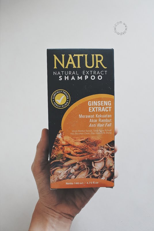 [REVIEW] Natur Shampoo Ginseng Extract & Hair Strength Treatment With