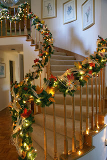 Decoración, espacio y vida: Decoración con guirnaldas navideñas