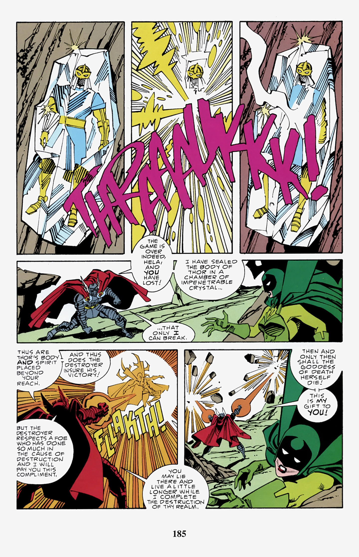 Read online Thor Visionaries: Walter Simonson comic -  Issue # TPB 5 - 185
