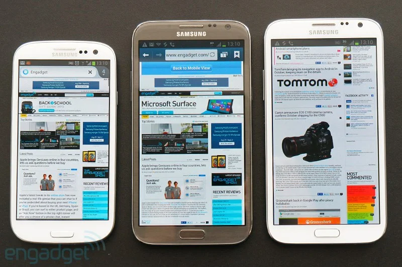 الإعلان عن الهاتف المحمول Samsung Galaxy note ii