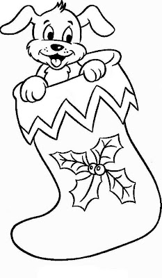 Christmas Stocking Coloring Pages