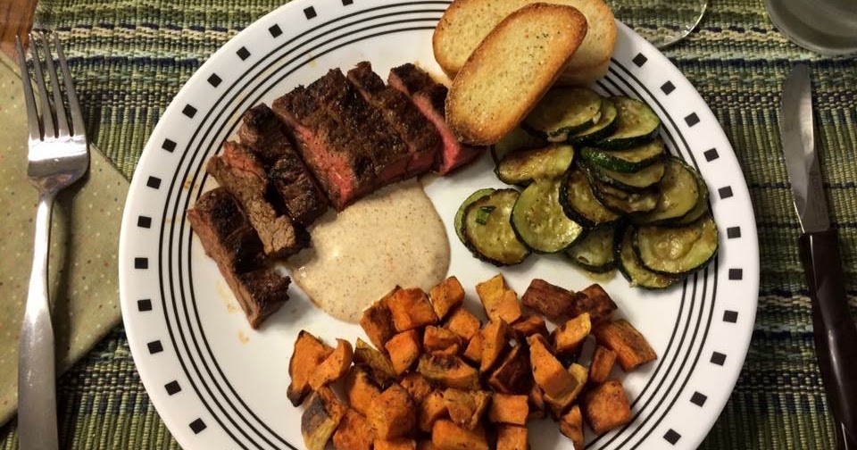 Mel Makes & Bakes ChiliRubbed Skirt Steak with Creamy Chili Sauce