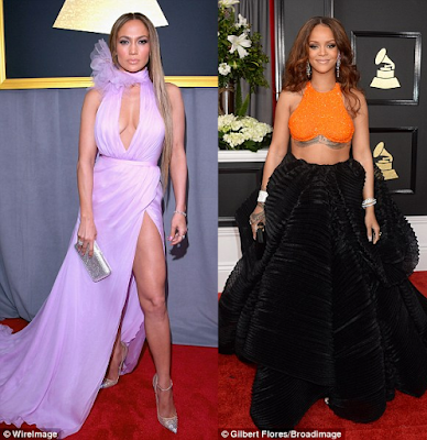 Rihanna and Jennifer Lopez lead best dressed stars 