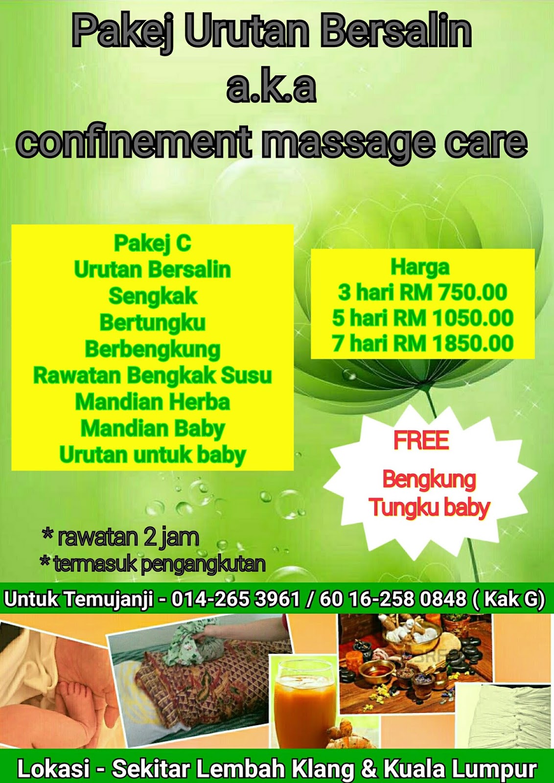 Bunda Gee Tukang Urut Tradisional Melayu dan Rawatan Urat Saraf