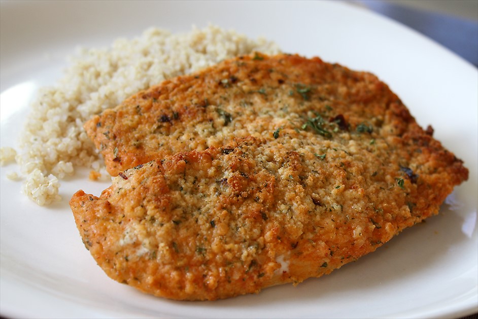 Cooking Gluten Free with Bea Spicy Parmesan Crusted Tilapia