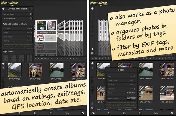 Photo Album App for iPhone, iPad and Android