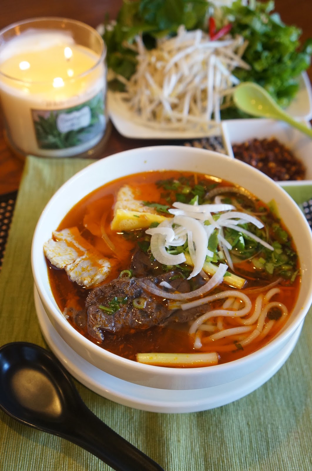 Gourmet by Kat Bun Bo Hue (Hue style spicy Beef noodle)
