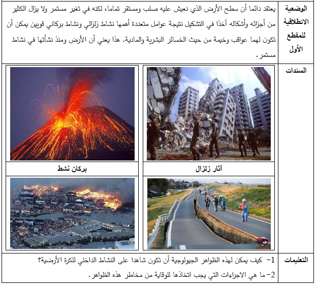 مذكرات الزلازل ظاهرة طبيعية للجيل الثاني الاستاذ خالد محمودي