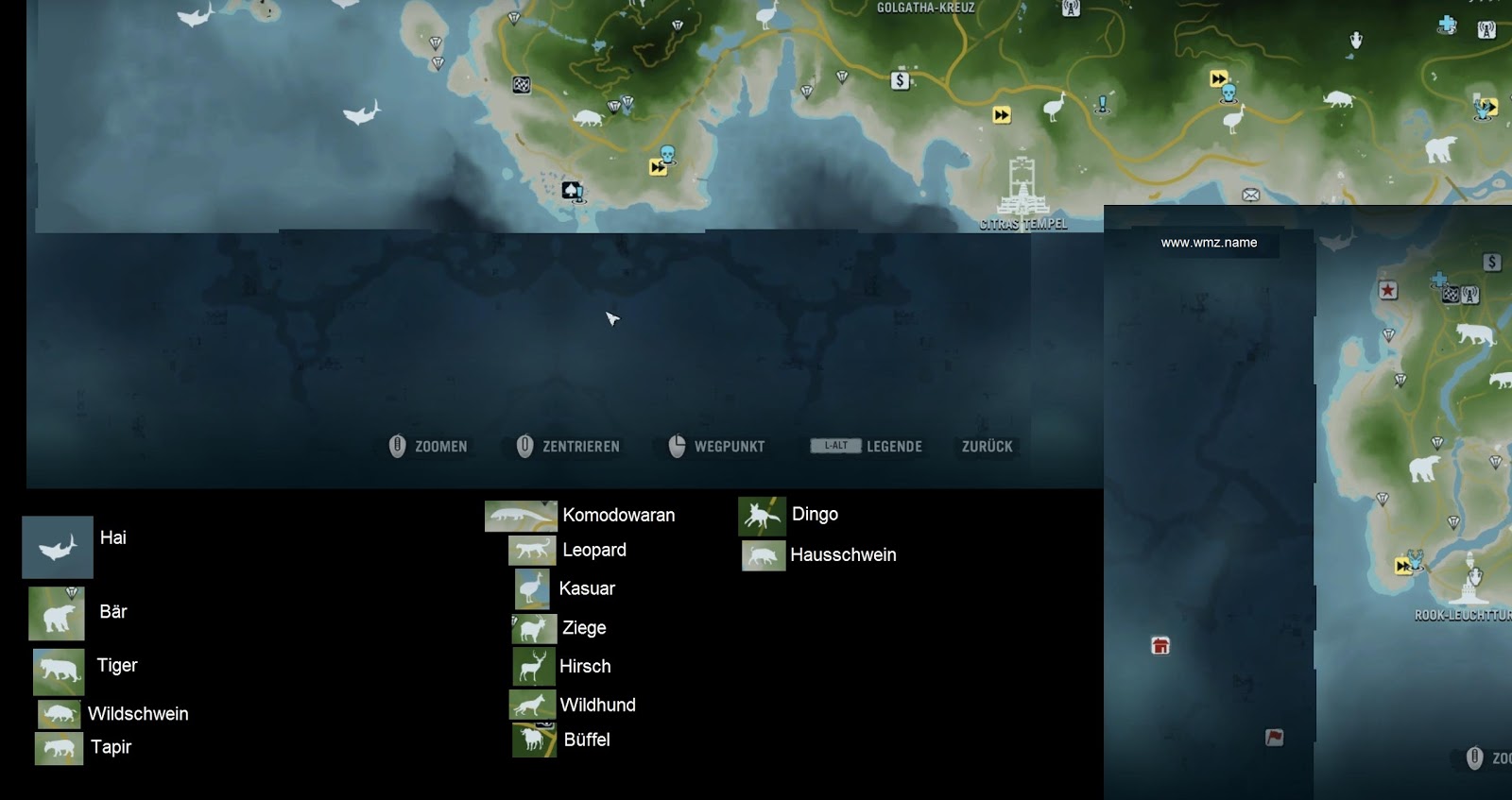 Карта всех реликвий far cry 3