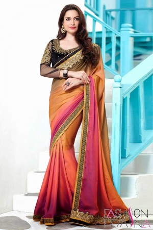 Designer Party Wear Embroidery Saree