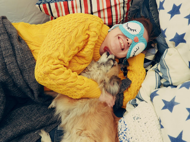 Virkattu pöllö unimaski
