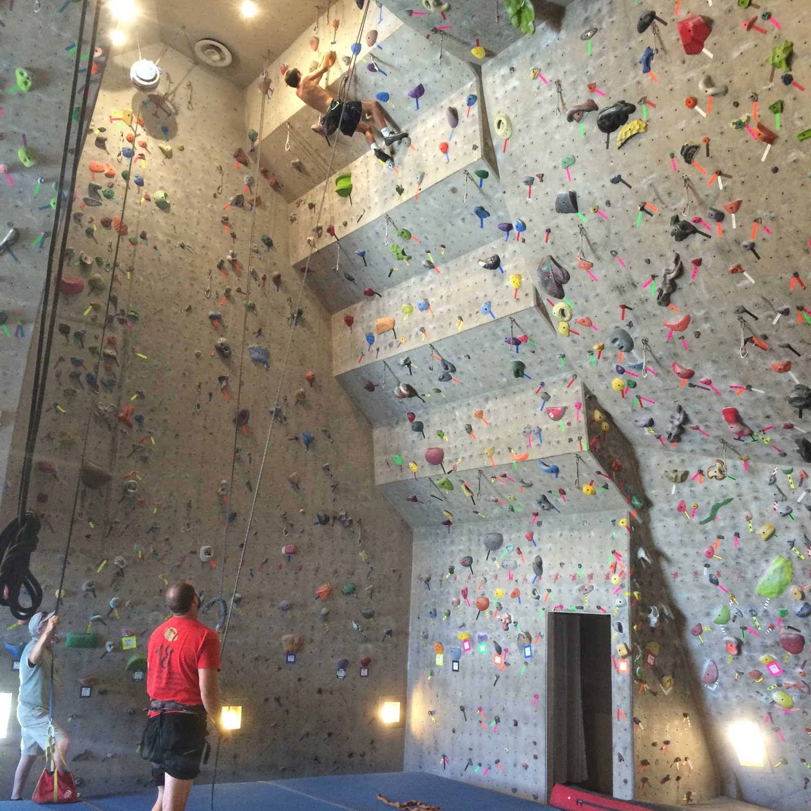One, Two, Three Eyes on Thee Indoor Climbing Gym