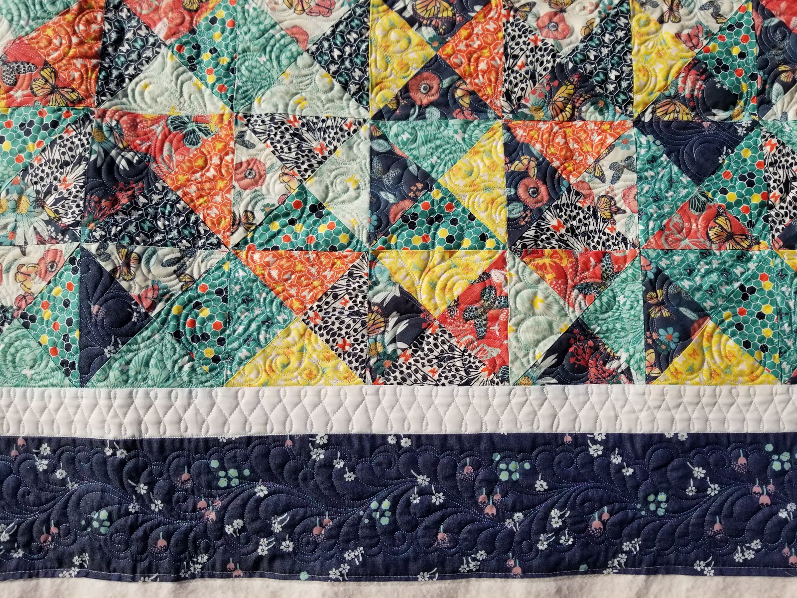 Quarter Square Triangle Quilt