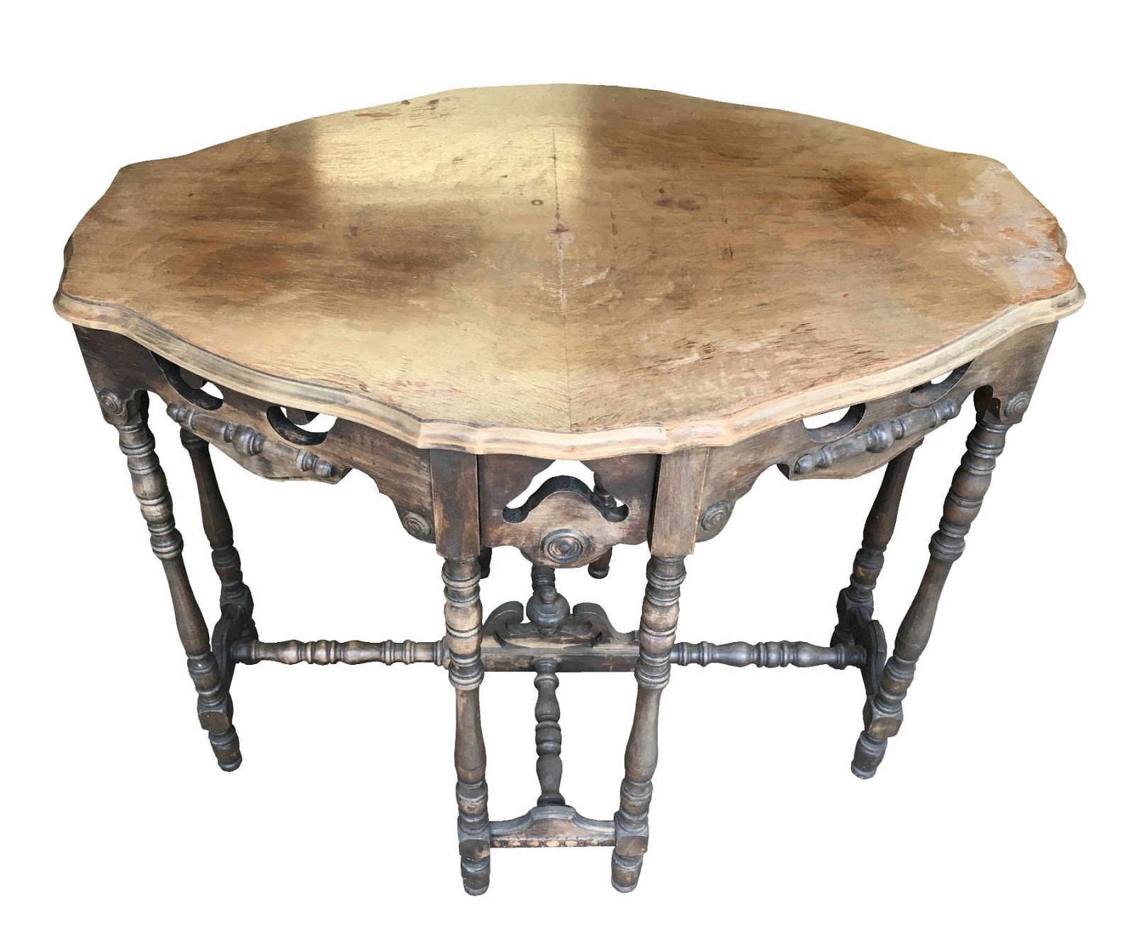Finale Furniture Restoration Services, LLC Antique Spindle Table