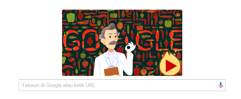 Mengenal Sosok Wilbur Scoville, Google Doodle Hari Ini