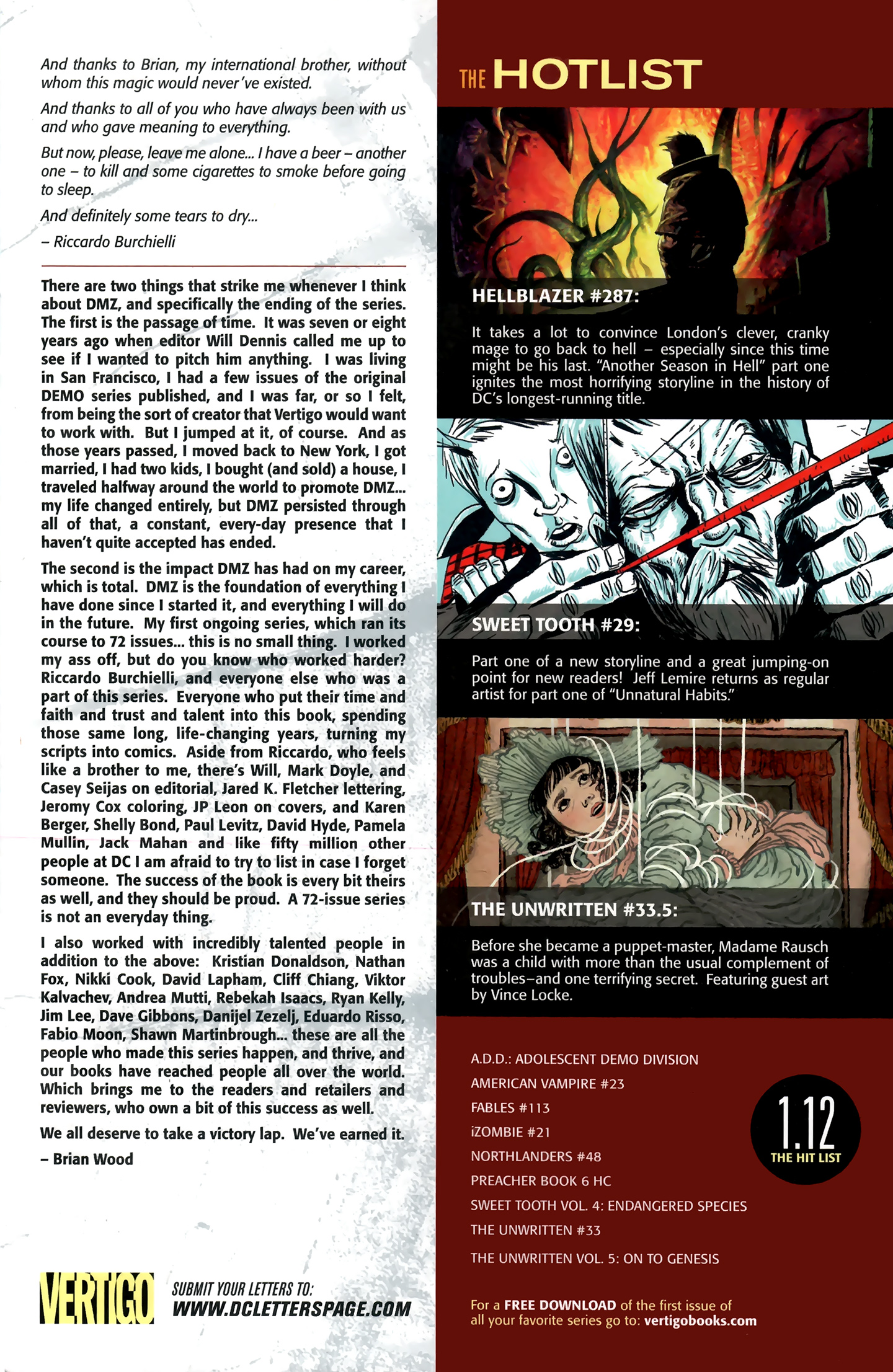 Read online DMZ (2006) comic -  Issue #72 - 22
