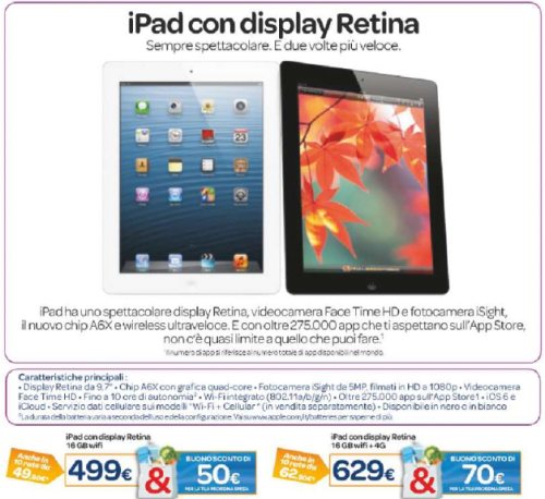 ipad offerte volantino