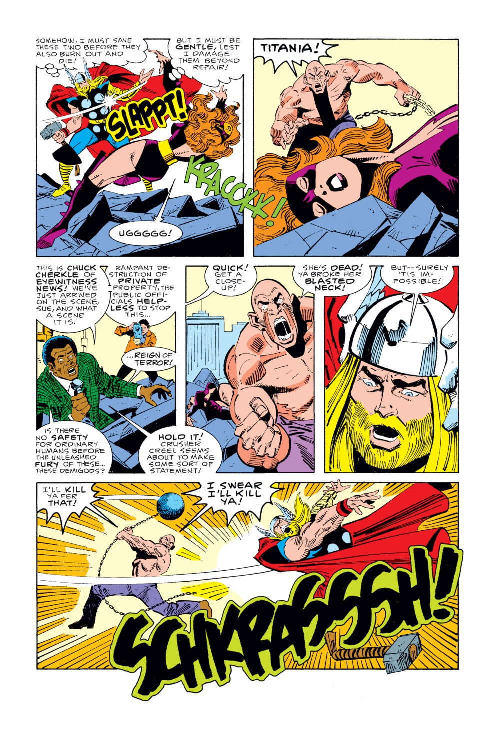 Read online Thor (1966) comic -  Issue #376 - 4