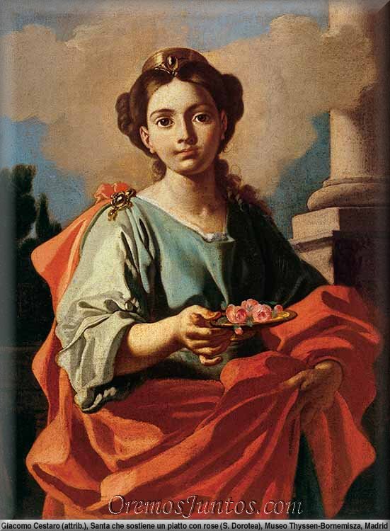 Vidas Santas Santa Dorotea de Cesarea y Teófilo, Mártires