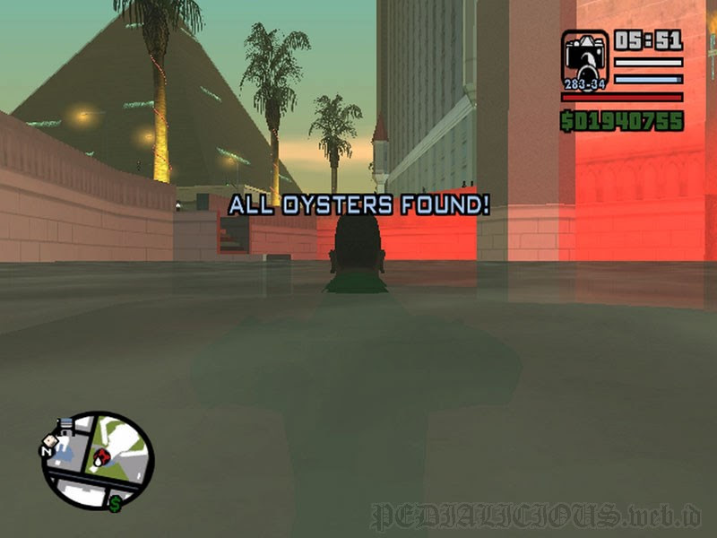 Reward Mengumpulkan Tags, Snapshots, Tapal Kuda dan Oysters GTA San