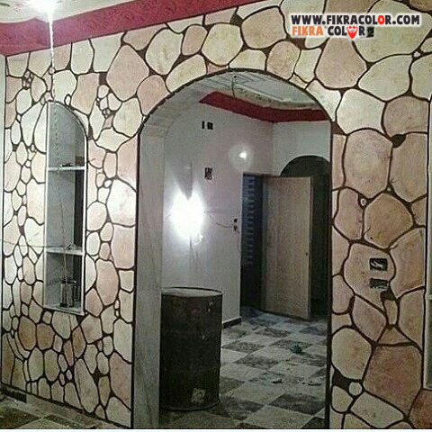 احدث ديكور الدهان تحجير داخل وخارج المنزل جديد 2016 2017 Fikra Color