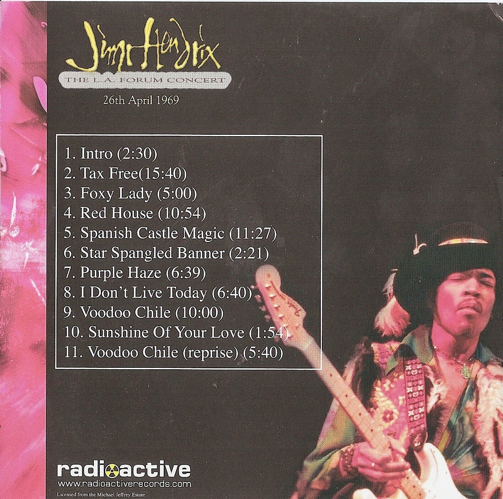 T.U.B.E. Jimi Hendrix 19690426 Los Angeles, CA (SBD/FLAC)
