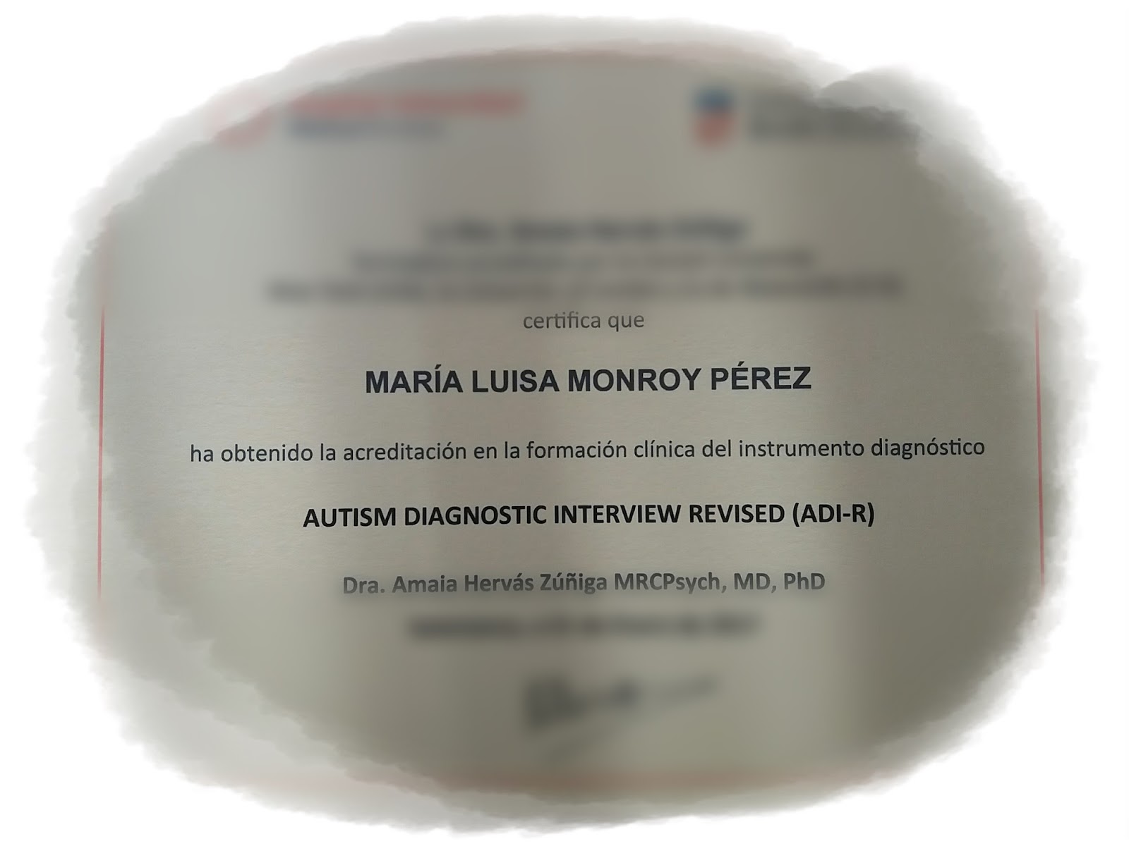 TO's En Formación Curso. Autism Diagnostic Interview Revised (ADIR)